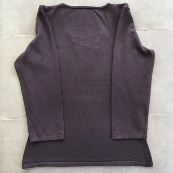 ♻️Reposted EUC Express V neck sweater blouse size XS in chocolate brown color - Picture 2 of 4